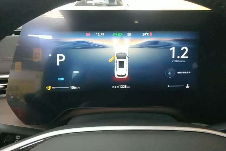 Used CHANGAN CS55PLUS 2026 Fourth Generation New Blue Whale 1.5T TianShu Premium Trim Instrument Cluster