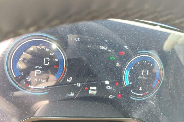 Used CHANGAN CS55PLUS 2026 Model Fourth-Generation New Blue Whale 1.5T Leading Model Odometer Close Up