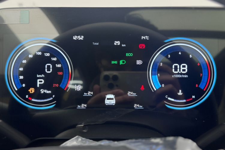Used CHANGAN CS55PLUS 2026 Model Fourth-Generation New Blue Whale 1.5T Leading Model Odometer Close Up