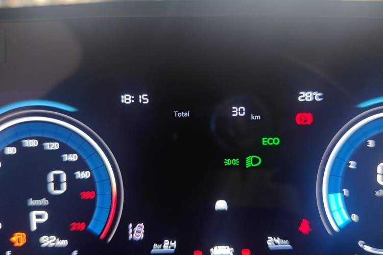 Used CHANGAN CS55PLUS 2026 Model Fourth-Generation New Blue Whale 1.5T Leading Model Odometer Close Up