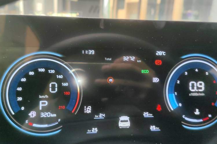 Used CHANGAN CS55PLUS 2026 Model Fourth-Generation New Blue Whale 1.5T Leading Model Odometer Close Up