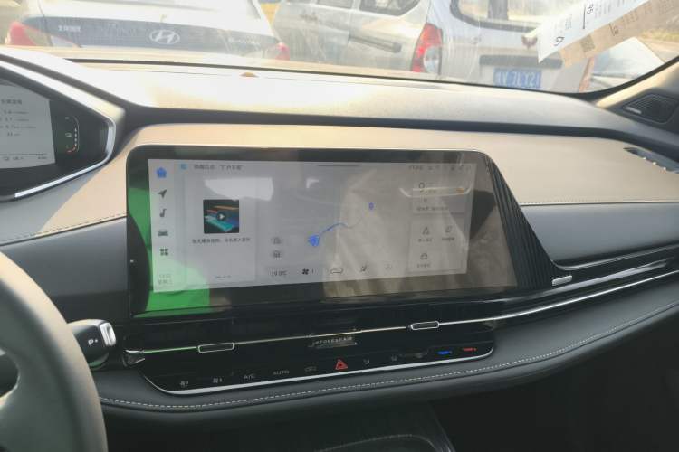 Used CHANGAN CS55PLUS PHEV 2025 Smart New Blue Whale 125km Battleship Edition Audio And AC Panel