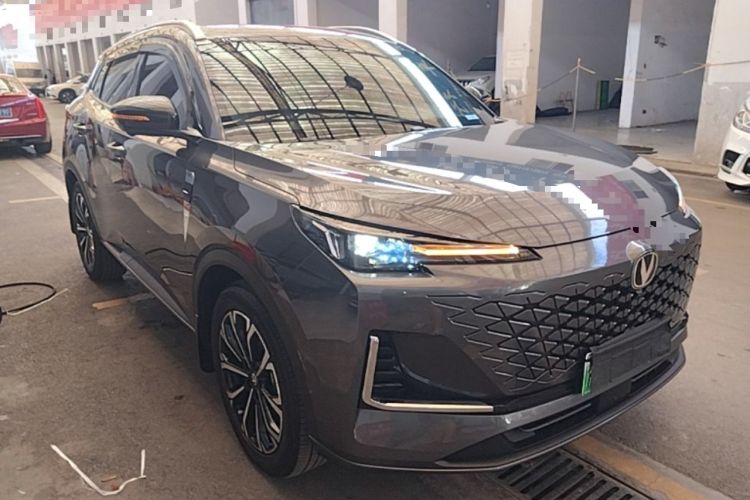 Used CHANGAN CS55PLUS PHEV 2025 Smart New Blue Whale 125km Battleship Edition Front Right 45 Deg