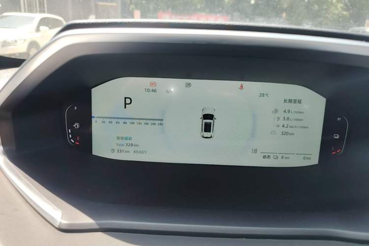 Used CHANGAN CS55PLUS PHEV 2025 Smart New Blue Whale 125km Battleship Edition Instrument Cluster