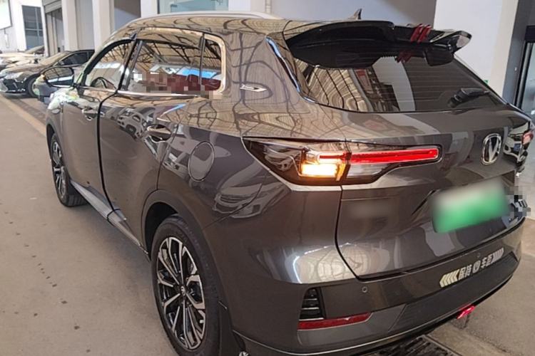 Used CHANGAN CS55PLUS PHEV 2025 Smart New Blue Whale 125km Battleship Edition Rear Left 45 Deg