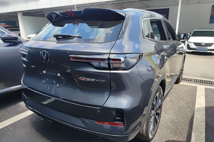 Used CHANGAN CS55PLUS PHEV 2025 Smart New Blue Whale 125km Ultra-Range Edition Rear Right 45 Deg