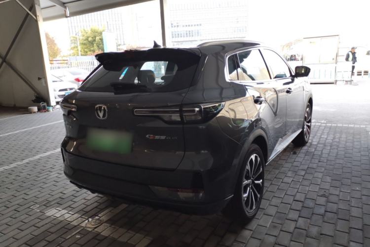 Used CHANGAN CS55PLUS PHEV 2025 Smart New Blue Whale 125km Battleship Edition Rear Right 45 Deg