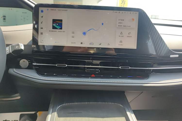 Used CHANGAN CS55PLUS PHEV 2025 Smart New Blue Whale 125km Battleship Edition Audio And AC Panel