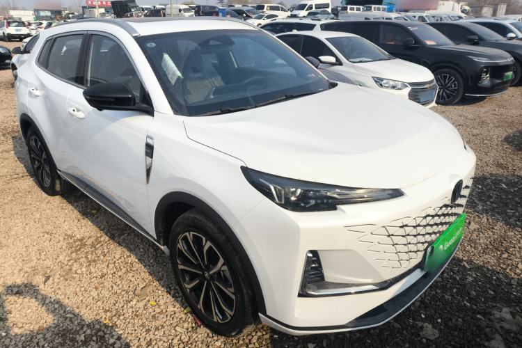 Used CHANGAN CS55PLUS PHEV 2025 Smart New Blue Whale 125km Battleship Edition Front Right 45 Deg