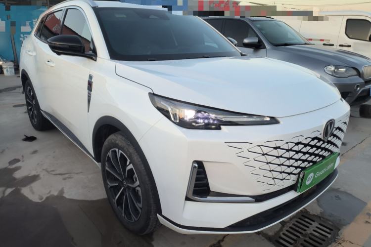Used CHANGAN CS55PLUS PHEV 2025 Smart New Blue Whale 125km Ultra-Range Edition Front Right 45 Deg