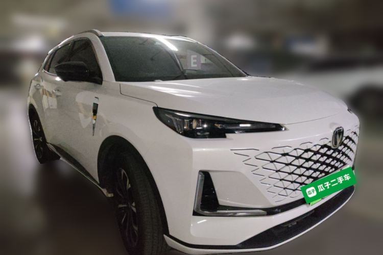 Used CHANGAN CS55PLUS PHEV 2025 Smart New Blue Whale 125km Battleship Edition Front Right 45 Deg