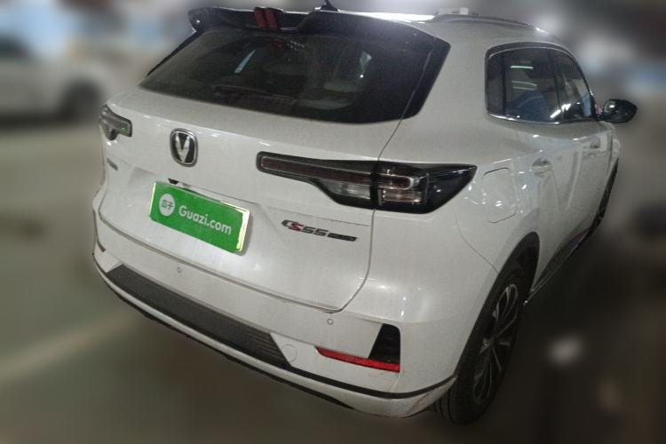 Used CHANGAN CS55PLUS PHEV 2025 Smart New Blue Whale 125km Battleship Edition Rear Right 45 Deg