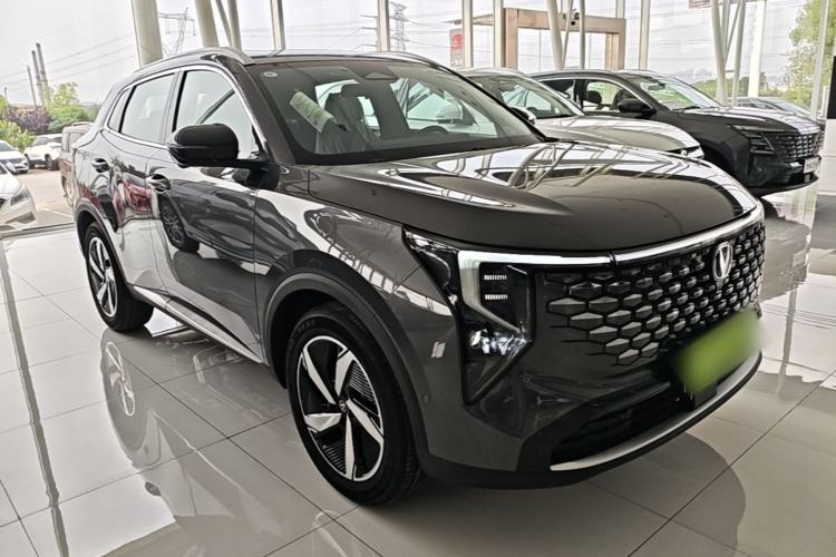 Used CHANGAN CS55PLUS PHEV 2026 Model, Smart New Blue Whale 125km Zhiyue Version Front Right 45 Deg