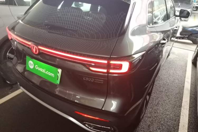 Used CHANGAN CS55PLUS PHEV 2026 Model, Smart New Blue Whale 125km Zhiyue Version Rear Right 45 Deg
