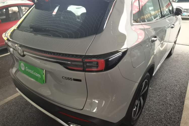 Used CHANGAN CS55PLUS PHEV 2026 Model, Smart New Blue Whale 125km Zhiyue Version Rear Right 45 Deg