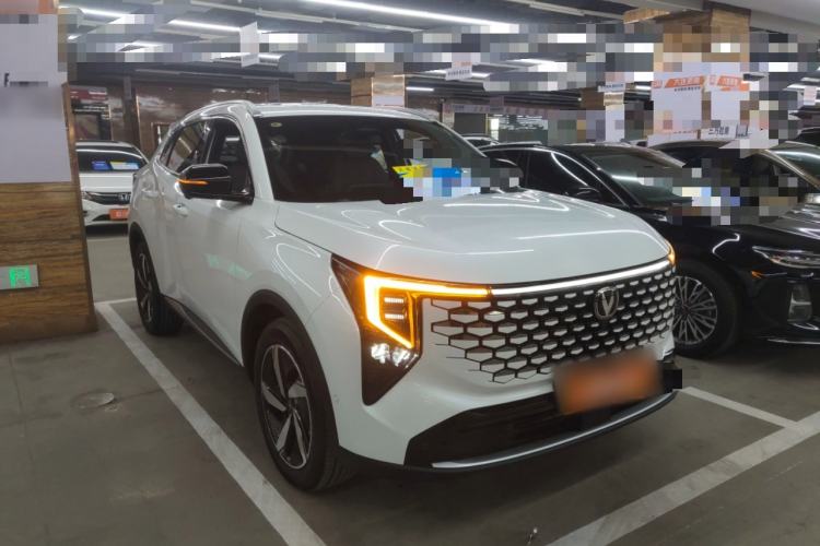 Used CHANGAN CS55PLUS PHEV 2026 Model, Smart New Blue Whale 125km Zhiyue Version Front Right 45 Deg