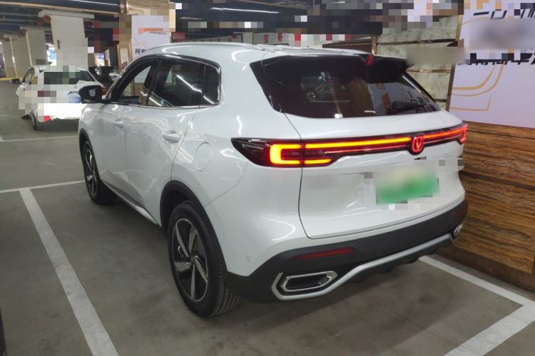 Used CHANGAN CS55PLUS PHEV 2026 Model, Smart New Blue Whale 125km Zhiyue Version Rear Left 45 Deg