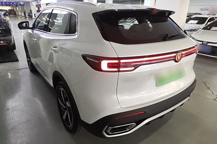 Used CHANGAN CS55PLUS PHEV 2026 Model, Smart New Blue Whale 125km Zhiyue Version Rear Left 45 Deg