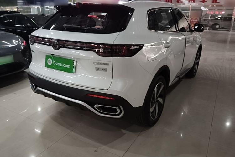 Used CHANGAN CS55PLUS PHEV 2026 Model, Smart New Blue Whale 125km Zhiyue Version Rear Right 45 Deg