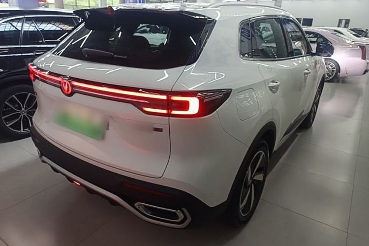 Used CHANGAN CS55PLUS PHEV 2026 Model, Smart New Blue Whale 125km Zhiyue Version Rear Right 45 Deg