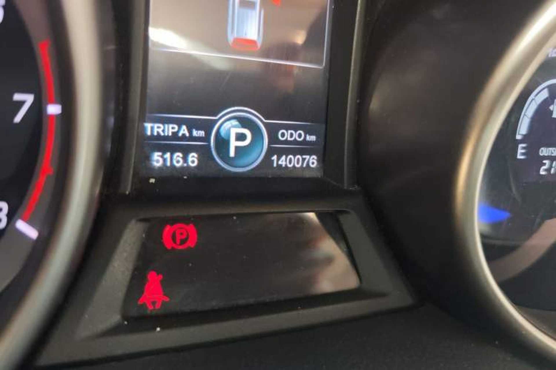 Used CHANGAN CS75 2014 1.8T Automatic Prestige Model China IV Standard Odometer Close Up