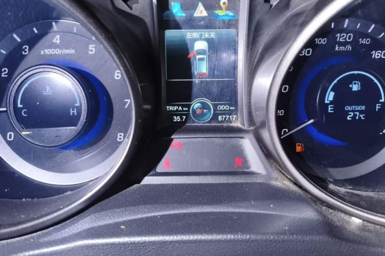 Used CHANGAN CS75 2014 2.0L Manual Luxury Version China IV Standard Odometer Close Up