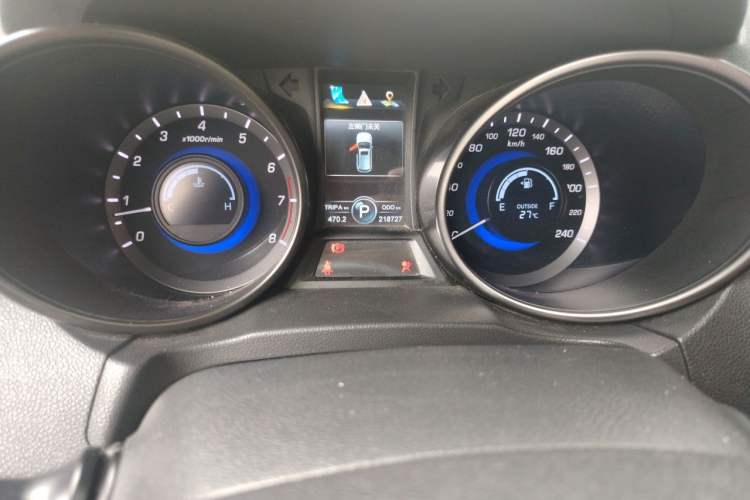 Used CHANGAN CS75 2014 1.8T Automatic Elite Model China IV Standard Odometer Close Up