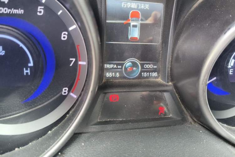 Used CHANGAN CS75 2014 2.0L Manual Luxury Version China V Standard Odometer Close Up