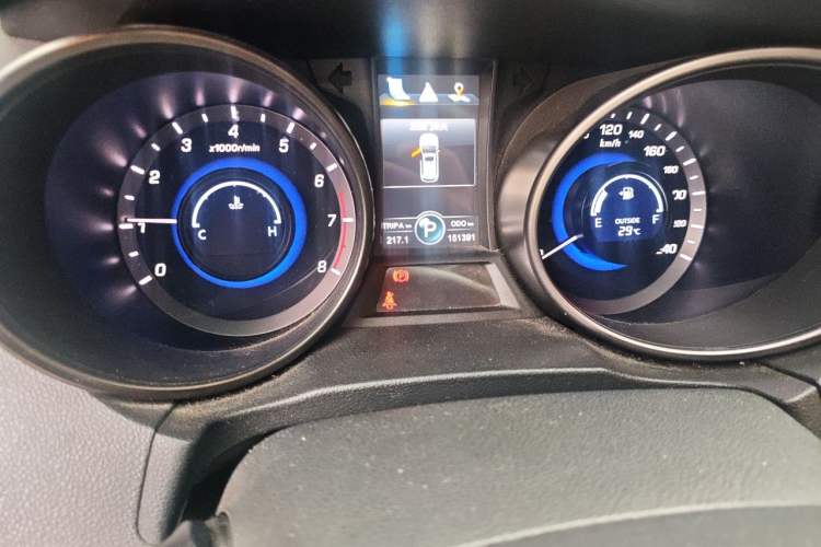 Used CHANGAN CS75 2014 1.8T Automatic Prestige Model China V Standard Odometer Close Up