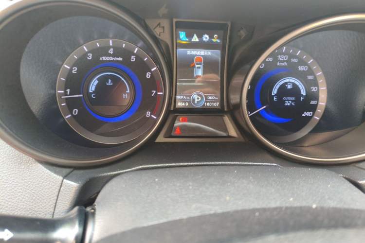 Used CHANGAN CS75 2015 1.8T Automatic 4x4 Prestige Model China V Emission Standard Odometer Close Up
