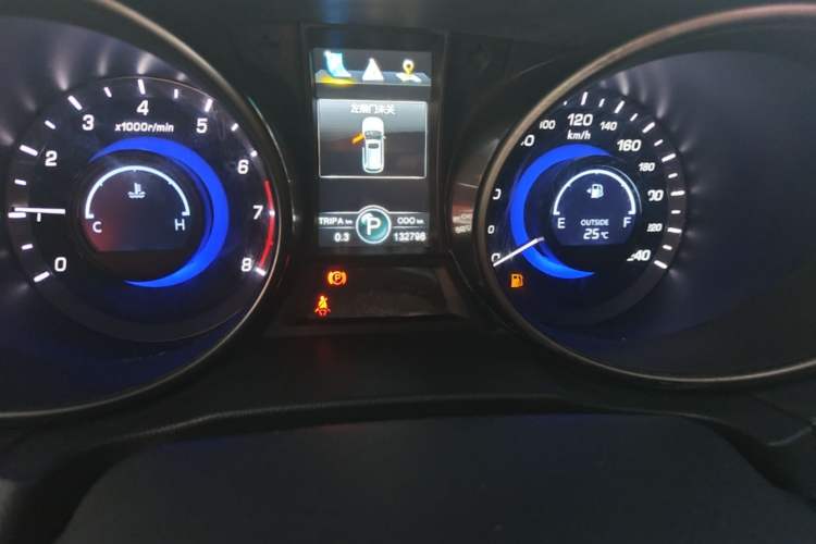 Used CHANGAN CS75 2016 1.8T Automatic Elite Model China V Standard Odometer Close Up
