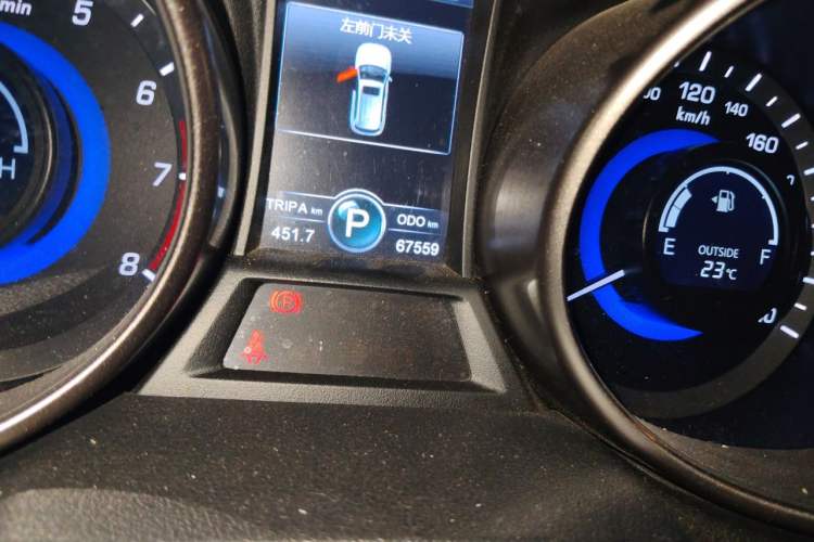 Used CHANGAN CS75 2016 1.8T Automatic Elite Model China V Standard Odometer Close Up