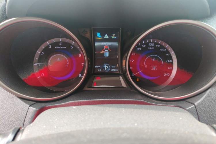 Used CHANGAN CS75 2016 1.8T Automatic Elite Model China V Standard Odometer Close Up