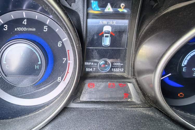 Used CHANGAN CS75 2016 2.0L Manual Luxury Version China IV Standard Odometer Close Up