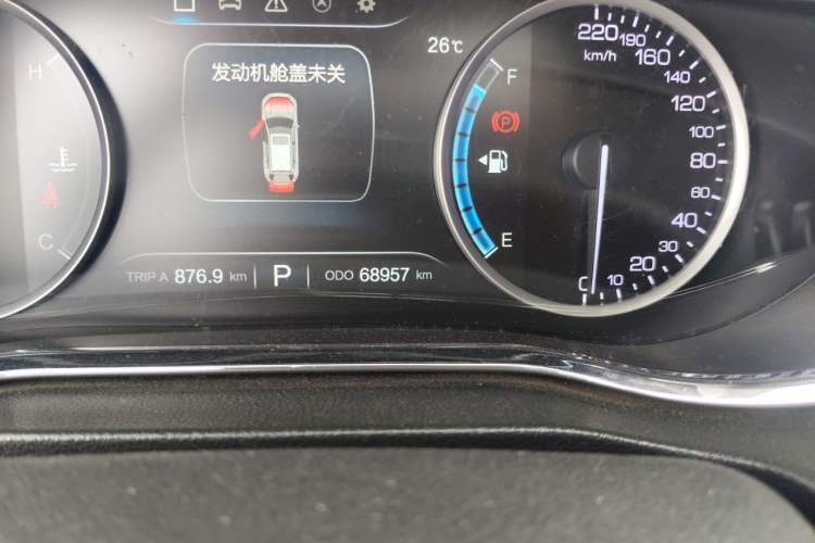 Used CHANGAN CS75 2017 Shangkui Edition 1.5T Automatic Fengyue Model Odometer Close Up