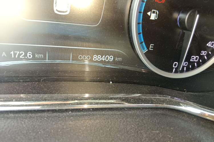 Used CHANGAN CS75 2017 Shangku Edition 1.5T Manual ZhiXiang Model Odometer Close Up