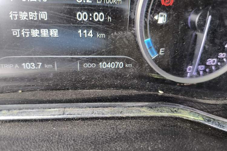 Used CHANGAN CS75 2017 Shangku Edition 1.5T Manual ZhiXiang Model Odometer Close Up