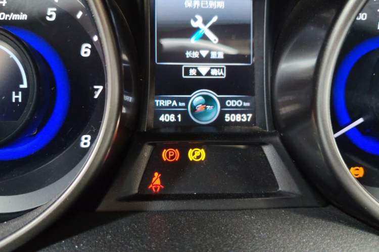 Used CHANGAN CS75 2017 Shangku Edition 1.5T Manual ZhiXiang Model Odometer Close Up