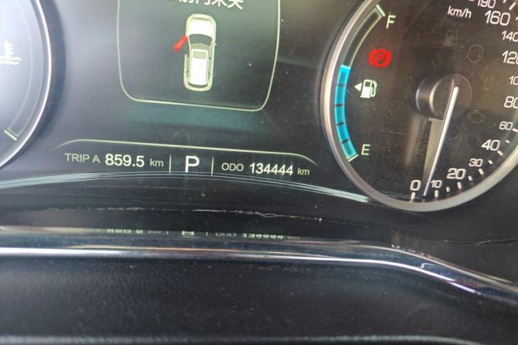 Used CHANGAN CS75 2017 Shangkui Edition 1.5T Automatic Fengxiang Model Odometer Close Up