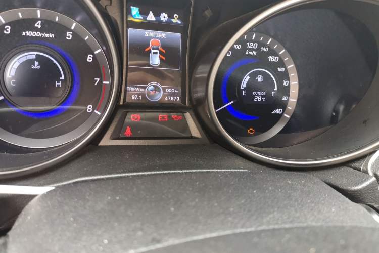 Used CHANGAN CS75 2017 Shangku Edition 1.5T Manual ZhiXiang Model Odometer Close Up