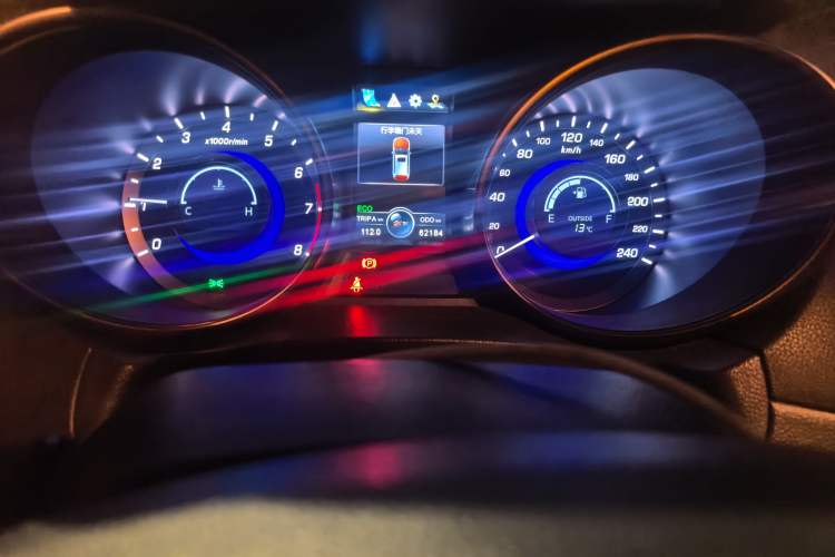 Used CHANGAN CS75 2017 Shangkui Edition 1.5T Manual Fengxiang Model Odometer Close Up
