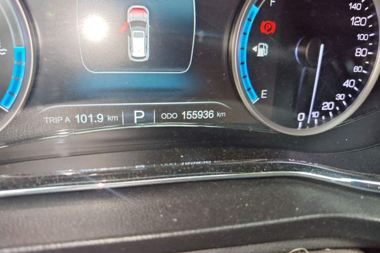 Used CHANGAN CS75 2017 Shangkui Edition 1.5T Automatic Fengxiang Model Odometer Close Up