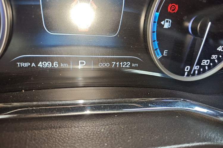 Used CHANGAN CS75 2017 Shangkui Edition 1.5T Automatic Fengxiang Model Odometer Close Up