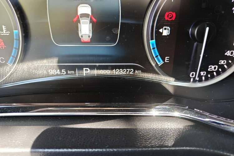 Used CHANGAN CS75 2017 Shangkui Edition 1.5T Automatic Sharp Model Odometer Close Up