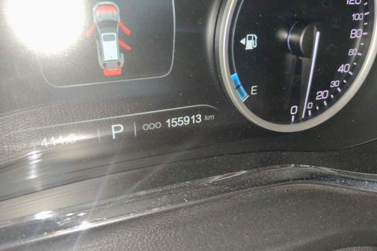 Used CHANGAN CS75 2017 Shangkui Edition 1.5T Automatic Fengxiang Model Odometer Close Up
