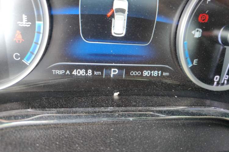 Used CHANGAN CS75 2017 Shangkui Edition 1.5T Automatic Fengxiang Model Odometer Close Up