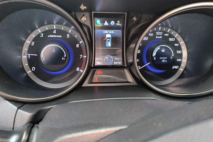 Used CHANGAN CS75 2017 Shangku Edition 1.5T Manual ZhiXiang Model Odometer Close Up