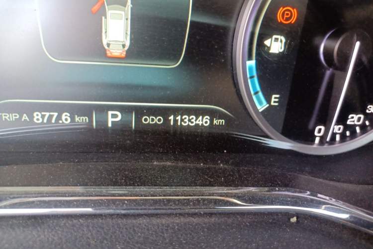Used CHANGAN CS75 2017 Shangkui Edition 1.5T Automatic Fengxiang Model Odometer Close Up