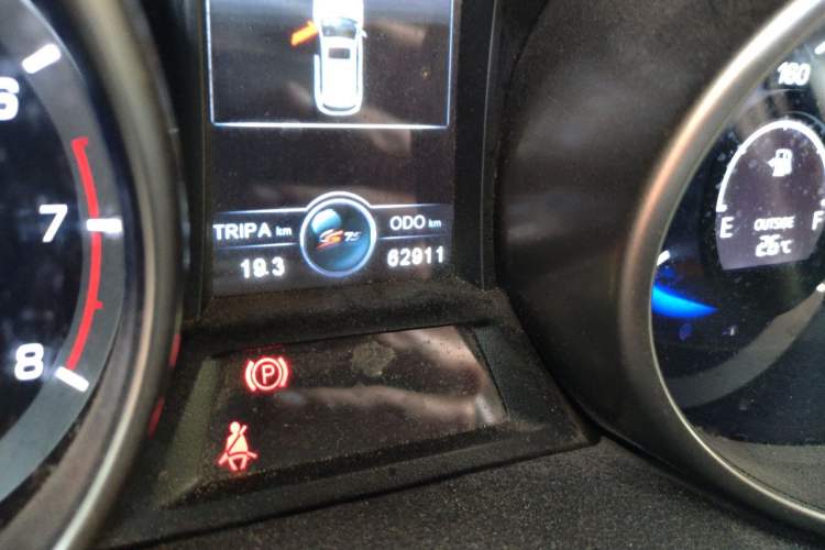 Used CHANGAN CS75 2017 Shangkui Edition 1.5T Manual Enjoyment Model Odometer Close Up