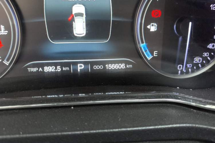 Used CHANGAN CS75 2017 Shangkui Edition 1.5T Automatic Fengxiang Model Odometer Close Up